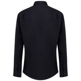 Dolce & Gabbana Navy Blue Cotton Dress Shirt